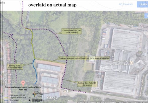 Core Path 190 Diversion